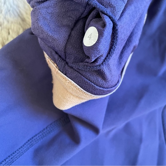 Lululemon Warrior 1 Double Strap Yoga Workout hot Tank Top size 4 purple layered - Picture 12 of 15